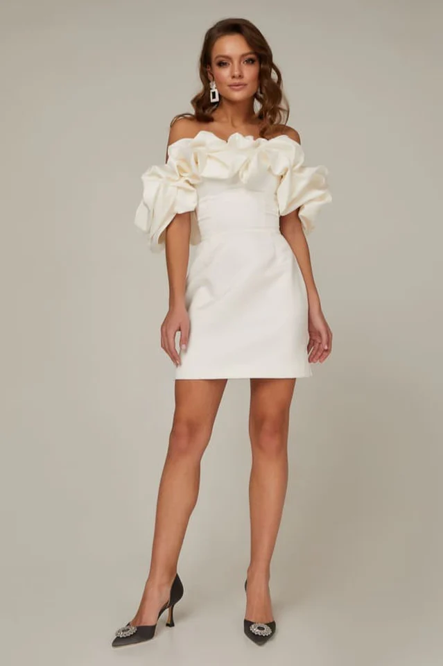 Elastic Mystic Satin Dress - Image 2