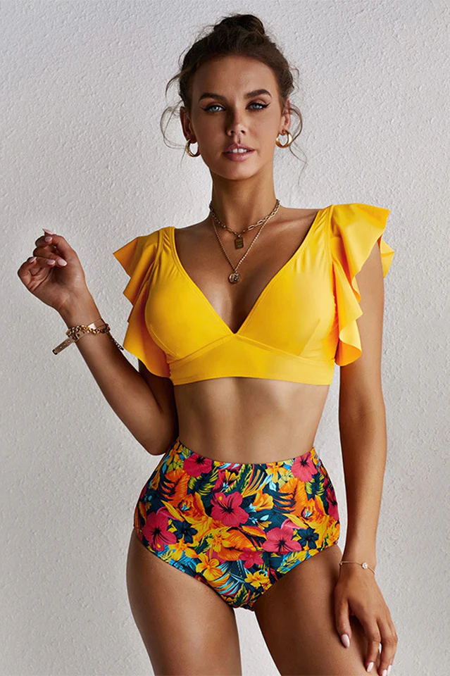 High Waist Push-Up Swimsuit - Image 2