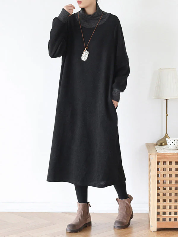 My Softer Side High-Neck Midi Dress - Image 5