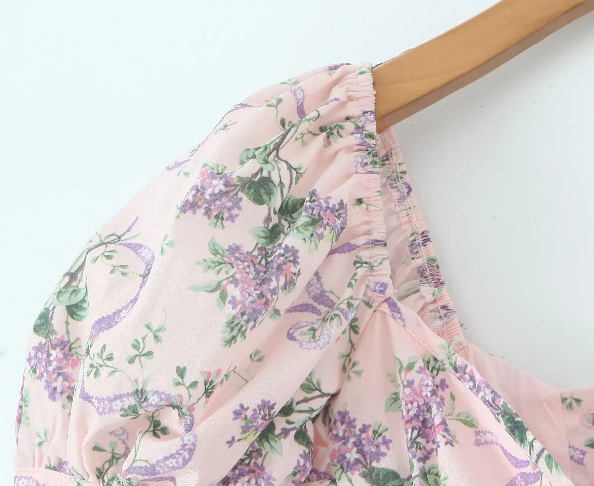 Rosé Picnic Dress - Image 4