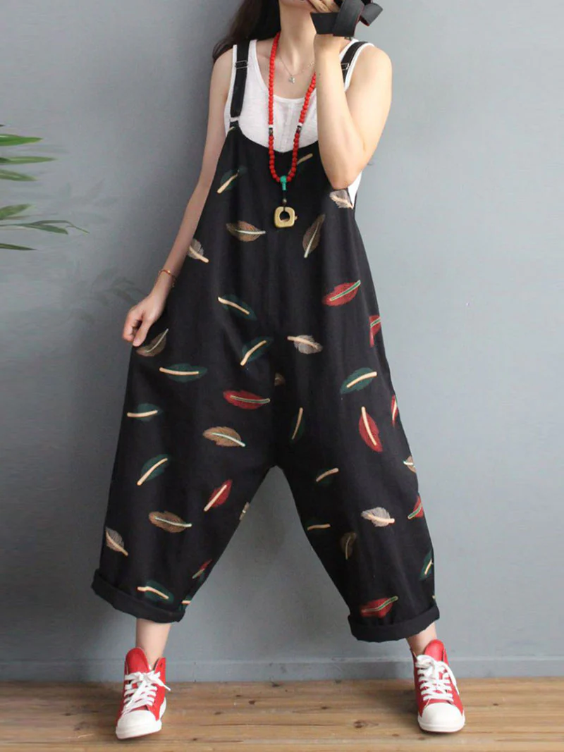 The Feather Journey Overall Dungarees