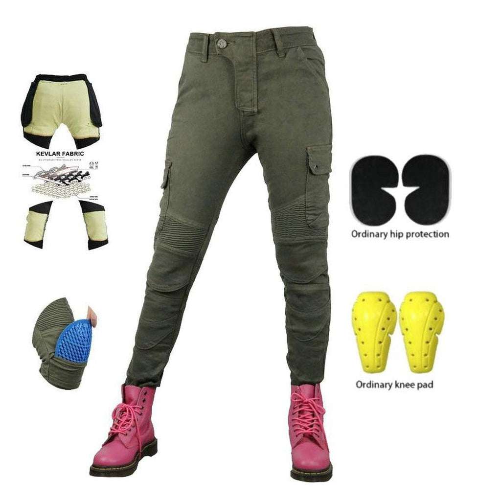 Wear resistant women's biker jeans - Image 2