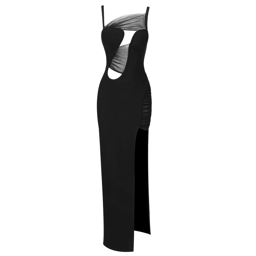 AMASS Hollow Out STRAPS MAXI Dress - Image 2